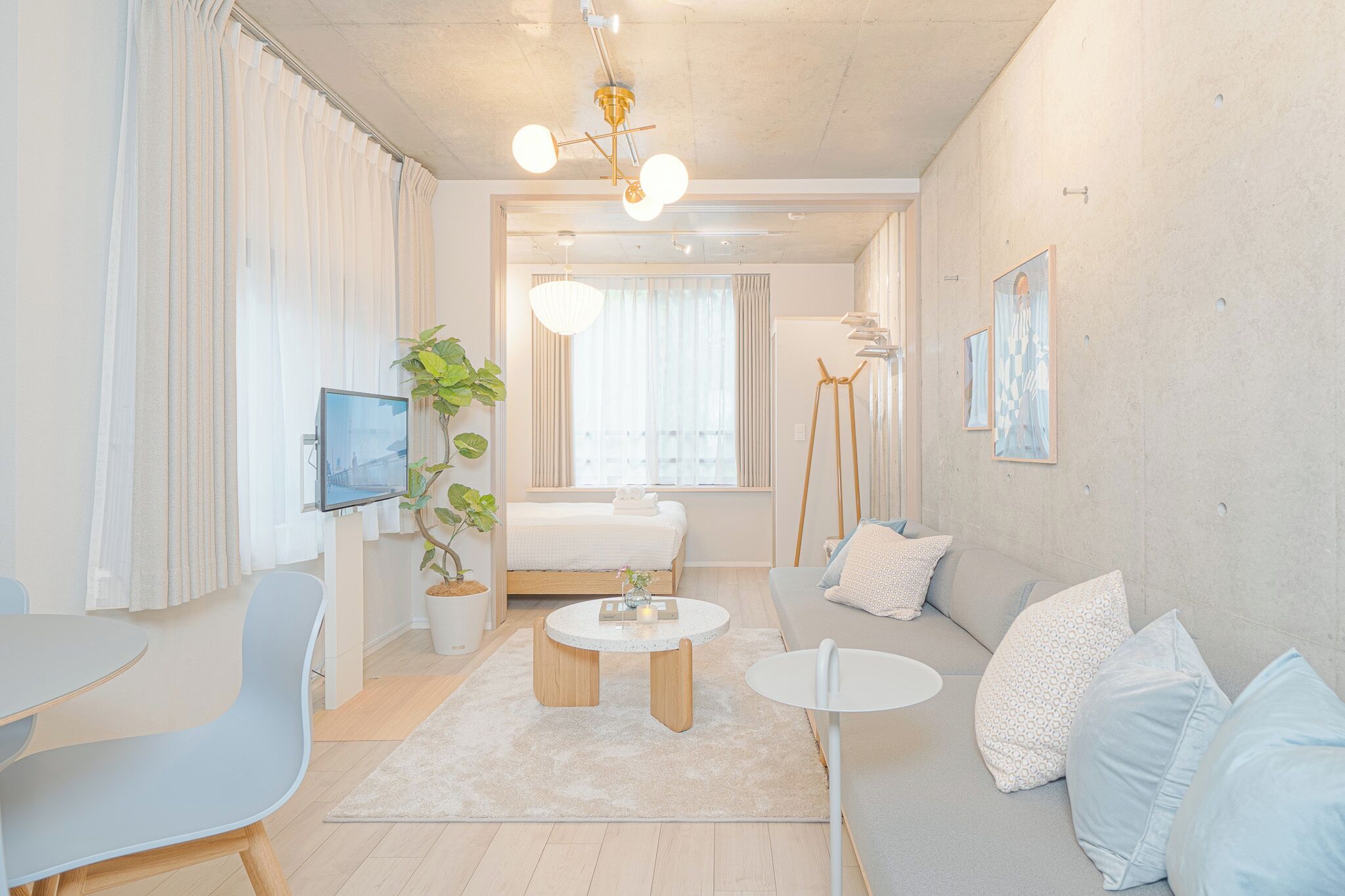 อพาร์ทเมนท์, หลายเตียง, ห้องครัว, วิวเมือง (302) | 1 ห้องนอน, โต๊ะทำงาน, พื้นที่ทำงานแบบใช้แล็ปท็อป, เตารีด/โต๊ะรีดผ้า