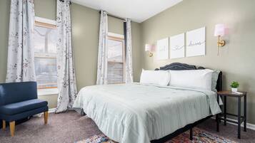 2 bedrooms, iron/ironing board, travel crib, WiFi