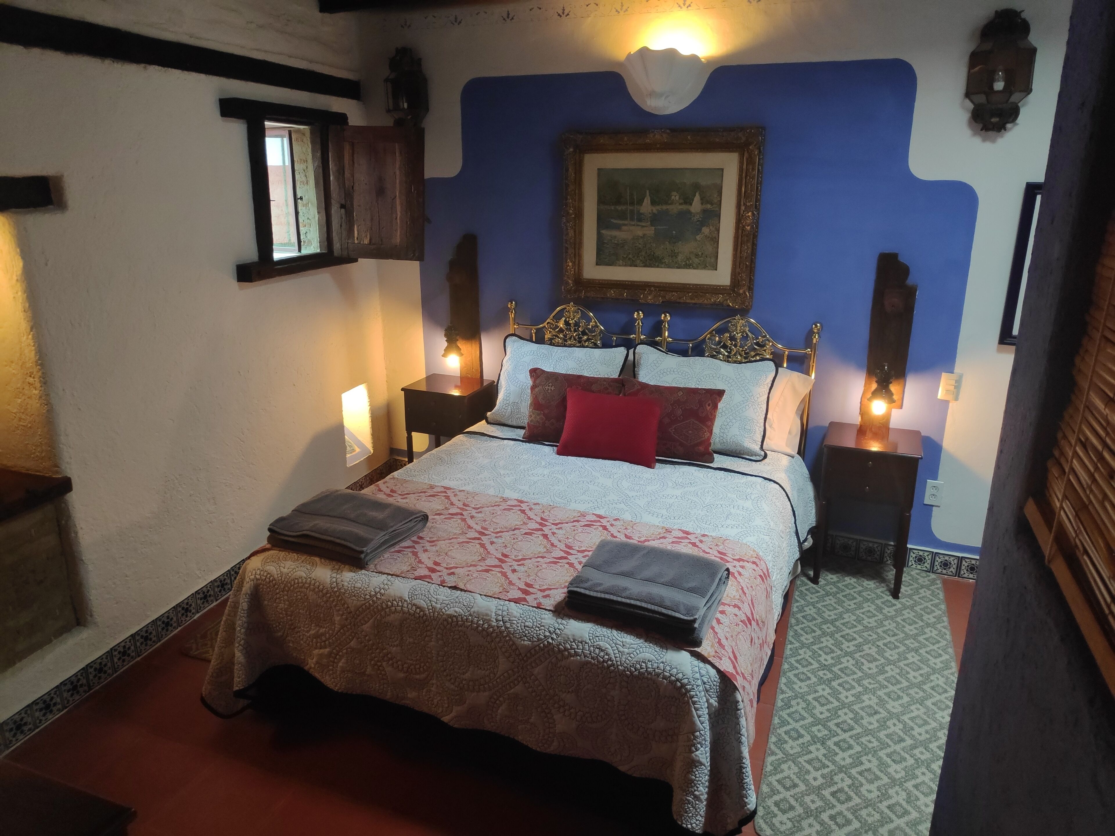 Grand Double Room | Blackout drapes, iron/ironing board, free WiFi, bed sheets