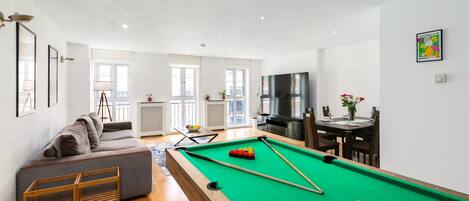 Smart TV, video games, offices