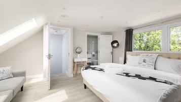 5 makuuhuonetta, työpöytä, silitysrauta/-lauta, Wi-Fi