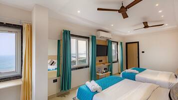 Chambre Quadruple Supérieure, vue mer