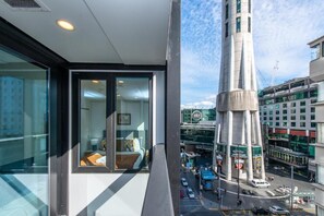 Deluxe Studio, Balcony, City View | Balcony view - Sky Stars Essential Reserve (Auckland)