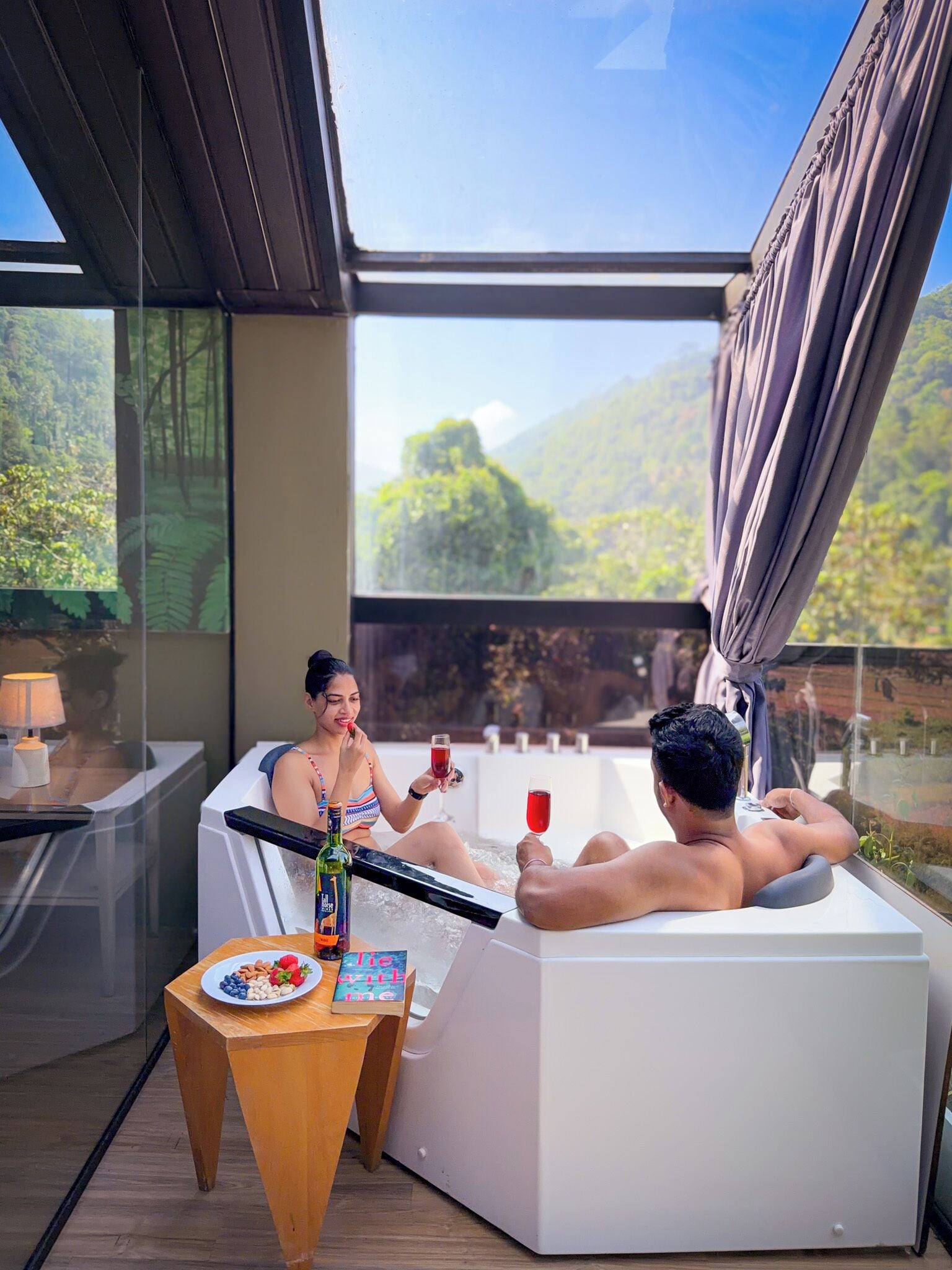 Honeymoon-Suite, Balkon, Bergblick | Eigener Whirlpool