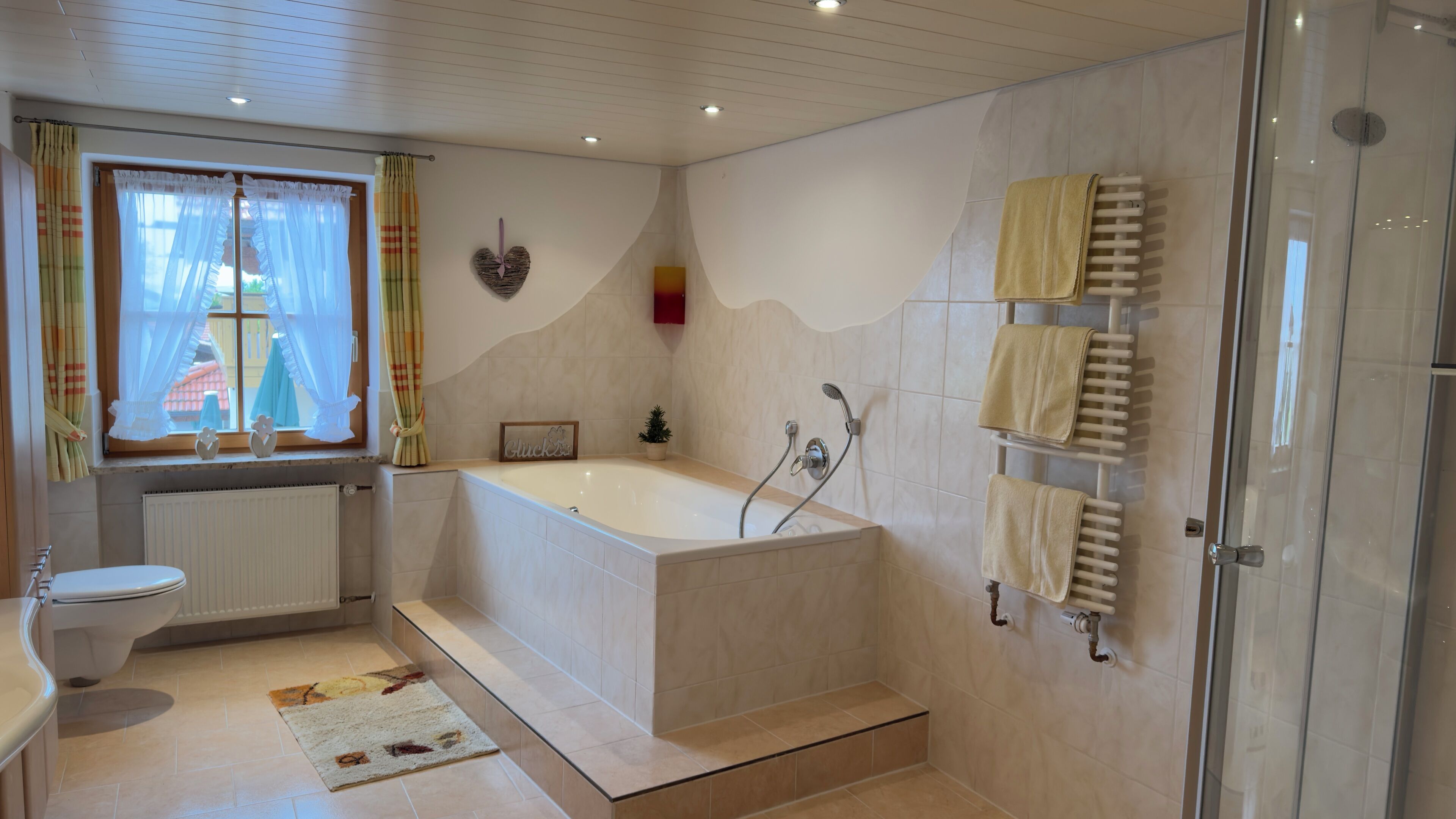 Dusche, Handtücher