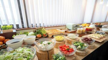 Daily buffet breakfast for a fee