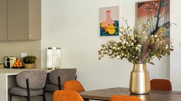 Classic-penthouselejlighed - byudsigt | Spisning på værelset