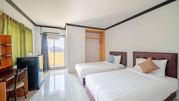 Kahden hengen standard-huone (kaksi sÀnkyÀ) | Ilmainen Wi-Fi, vuodevaatteet