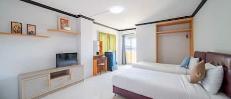 Habitación estándar con 2 camas individuales | Wifi gratis y ropa de cama