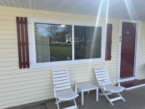 Exterior detail - Gallaghers Travels Room 12-A (King) (Bar Harbor)