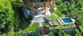 Wiwaka Big Leaf 1-bedroom lodge Bamboo in delightful Bali