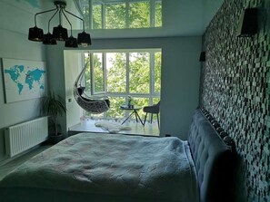 1 bedroom, iron/ironing board, WiFi, bed sheets - Summer in Sea Apartment (Klaipeda)