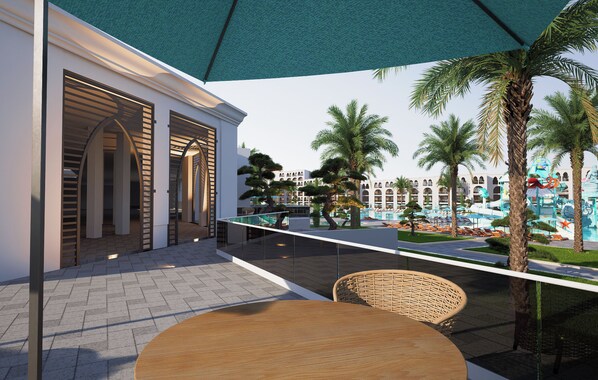 A szálláshely homlokzata