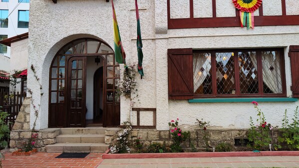 Fassade der Unterkunft