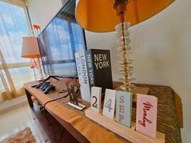 Comfort-Apartment, Stadtblick | Wohnbereich