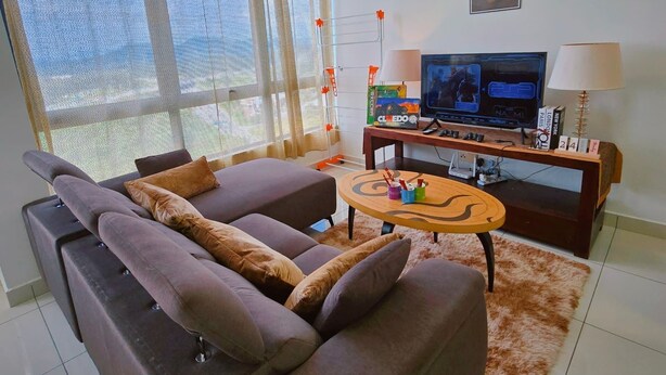 Apartemen Comfort, pemandangan kota | Area keluarga