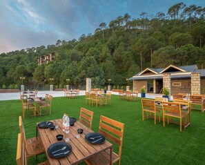 Appartement Classique, 2 chambres, balcon, vue montagne | Restaurant