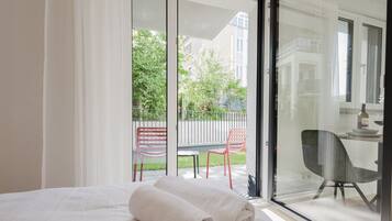 1 Schlafzimmer, Schreibtisch, WLAN, Bettwäsche