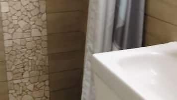 Shower, hair dryer