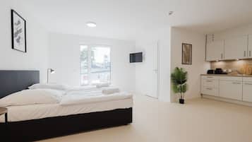 1 chambre, bureau, Wi-Fi, draps fournis