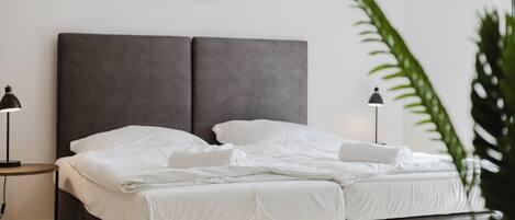 1 bedroom, desk, WiFi, bed sheets