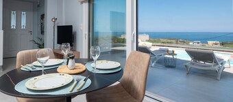 La Mer de Crete Suite private pool & sea view