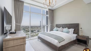 Apartament de luxe, vistes a la ciutat | 2 dormitoris i wifi gratuïta