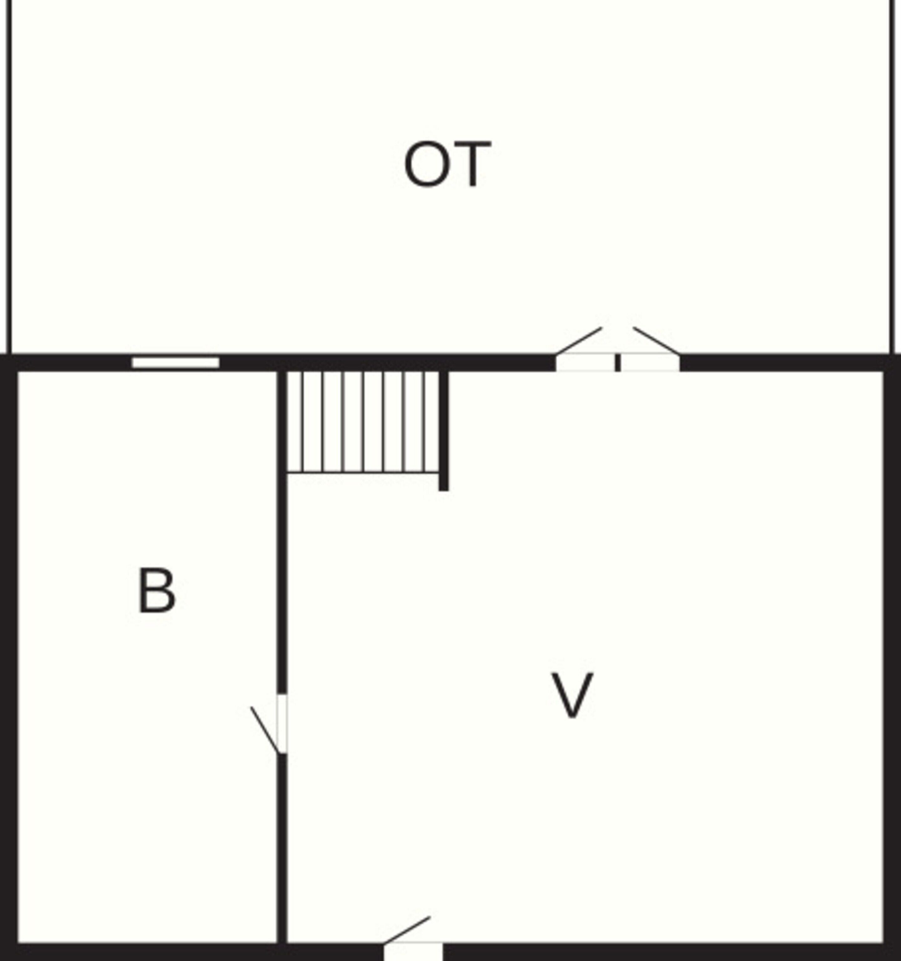 Classic House, 1 Bedroom | Floor plan