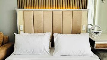 1 quarto, acesso à internet, roupa de cama