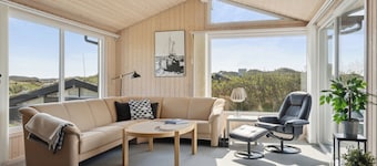 Front row to the North Sea in modern house
