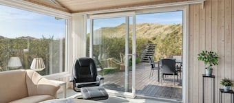 Front row to the North Sea in modern house
