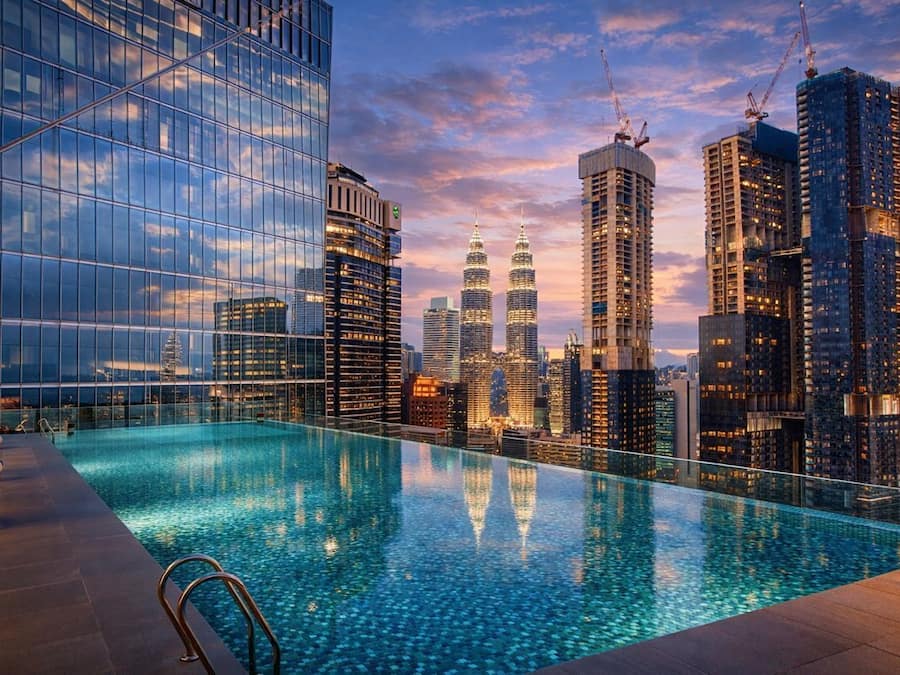 Rooftop pool