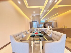 55-inch Smart TV with digital channels, Netflix, DVD player - Dorsett Residence by crystal (Kuala Lumpur)