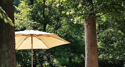 fairy tale cottage on water stream, 30 minutes from South Prague