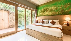 Villa, 1 très grand lit, piscine privée
