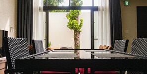 Superior Villa, 1 Bedroom, Terrace | In-room dining