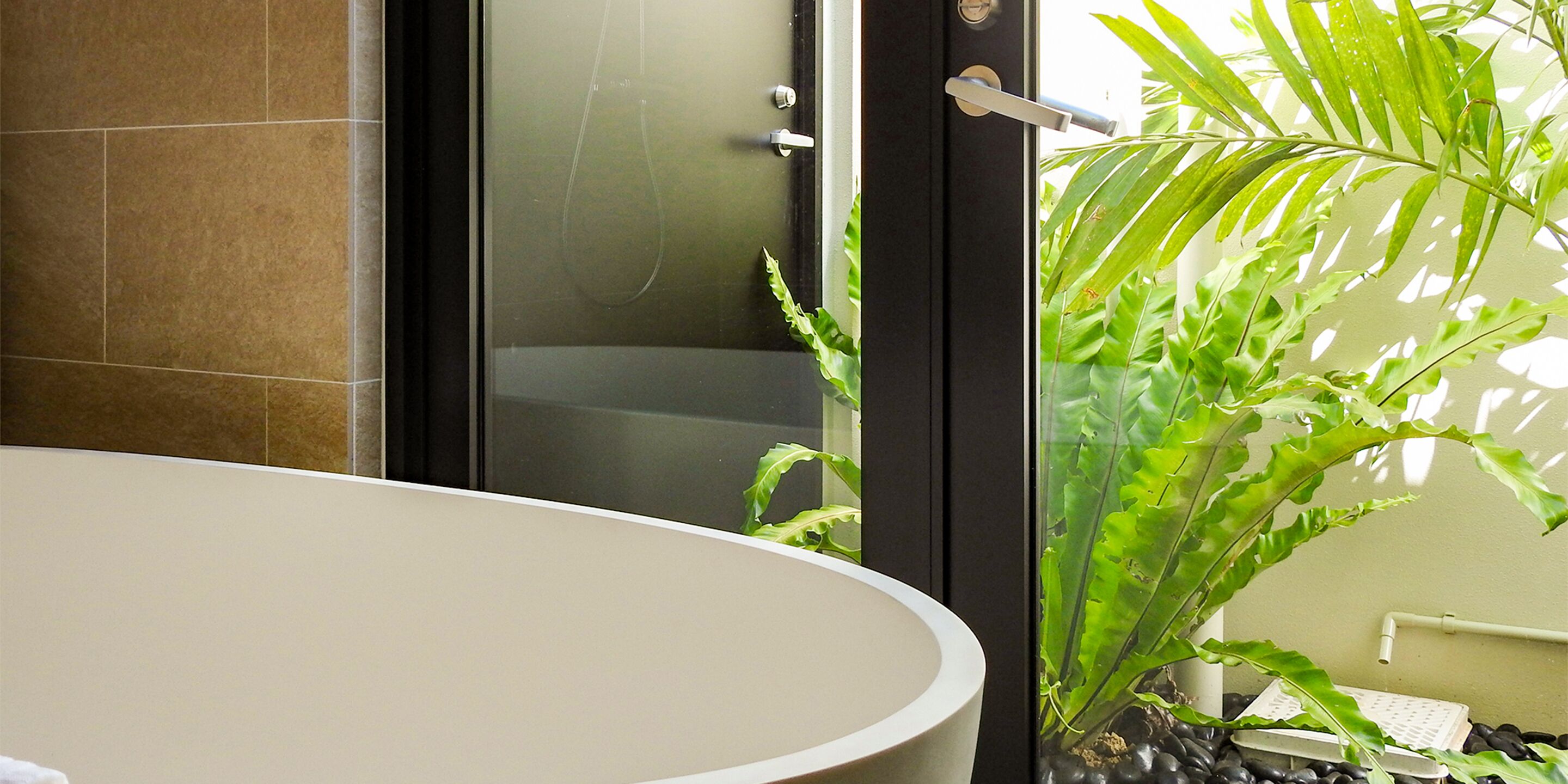 Luxury Villa, 2 Bedrooms, Private Pool | Bathroom | Free toiletries, hair dryer, bathrobes, slippers