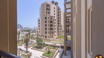 Luxury Apartment, Balcony, Pool View | Balcony