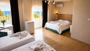 Ropa de cama de alta calidad, minibar y sistema de insonorización