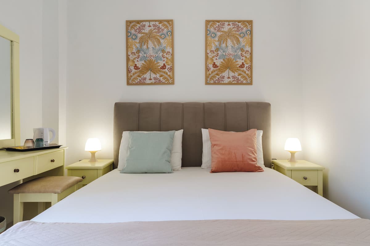 Economy Double Room, Balcony,Garden View | Soundproofing, iron/ironing board, free WiFi, bed sheets