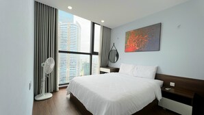 Apartemen Deluks, pemandangan kota
