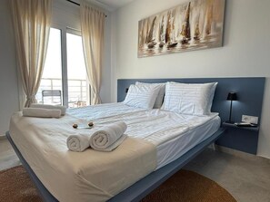 Room, 2 Bedrooms, Balcony, City View | 2 bedrooms - Room-villa Maria Lux Apartments by Bookv (Nea Propontida)