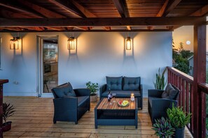 Appartement, 2 chambres, fumeur, balcon | Salle de séjour