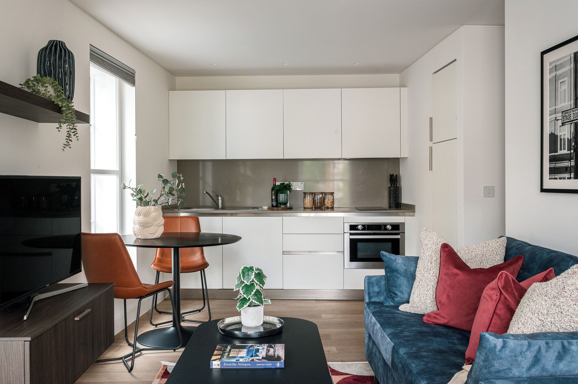 Apartamento estándar | Zona de estar | Una televisión de pantalla plana