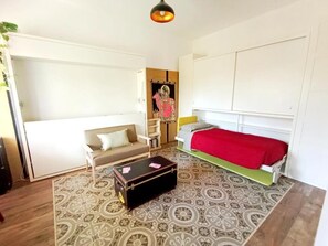 Zweibettzimmer, 1 Schlafzimmer, Gartenblick