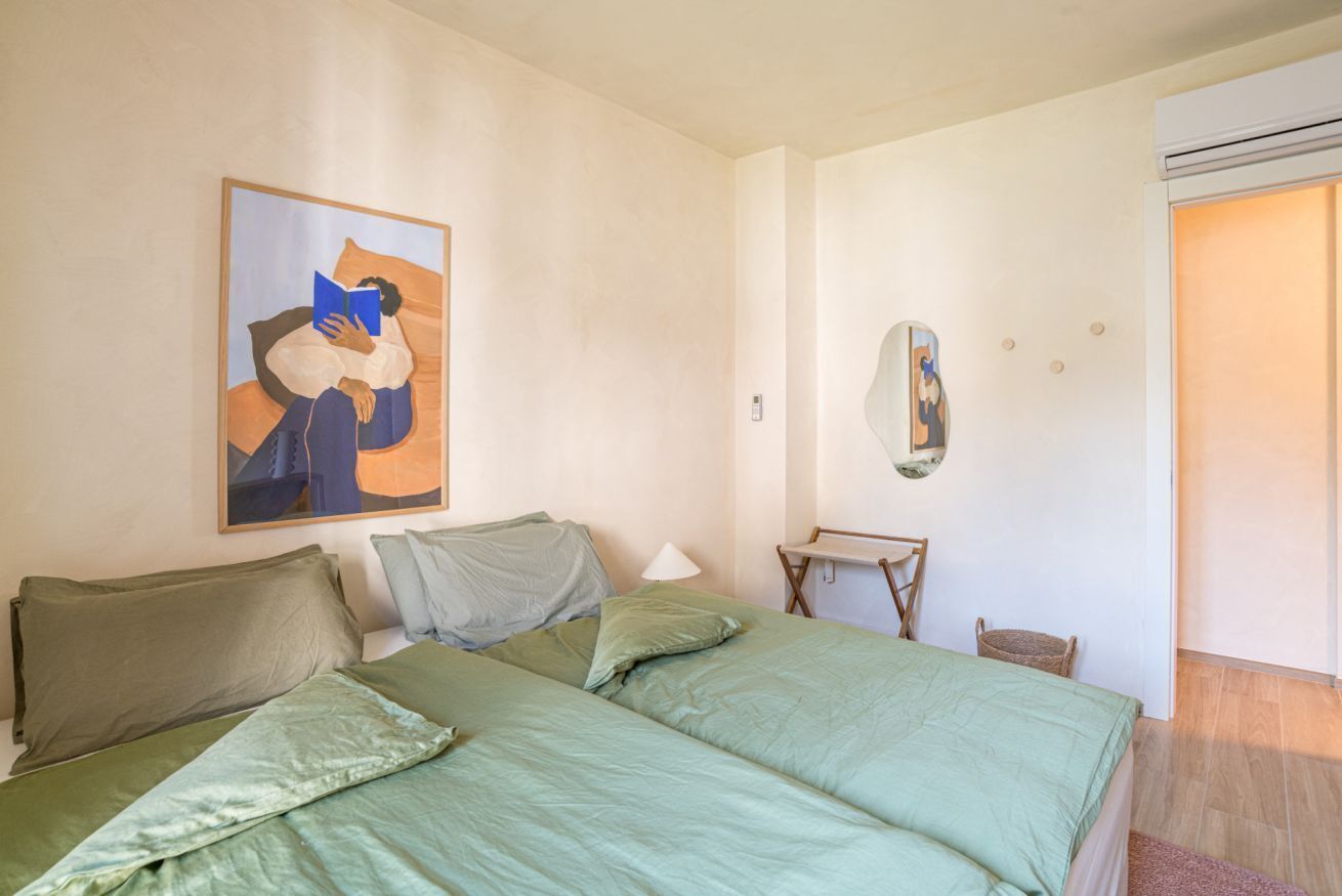 2 habitaciones, tabla de planchar con plancha y wifi 