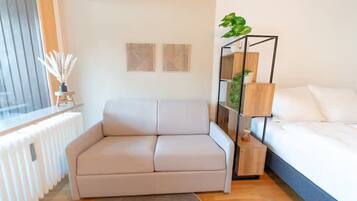 1 bedroom, iron/ironing board, travel crib, free WiFi