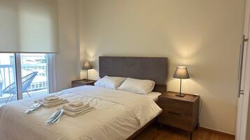 1 makuuhuone, silitysrauta/-lauta, ilmainen Wi-Fi, vuodevaatteet