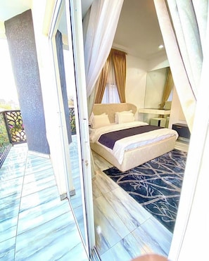 Economy Room, Balcony, City View | Balcony - Light Ville Apartment and Suites (Benin City)