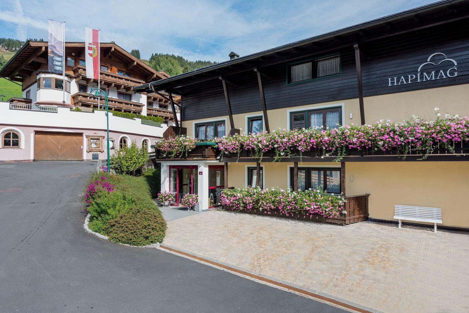 Fassade der Unterkunft